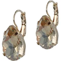 Otazu Golden Drop Crystal Earrings Gol, Crystal Größe: OS | Ohrringe Outlet | Damen
