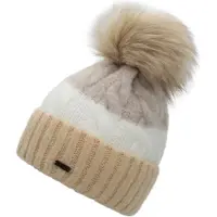 Chillouts Bommelmütze "Tilda Hat" in flexibler Passform ca. 53-62 cm, abnehmbarem Kunstfell-Pompon