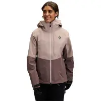 Black Diamond - Wasserfeste und atmungsaktive Jacke für Skitourengehen - W Recon Stretch Shell Pale Mauve Dark Mauve für Damen - Größe M - Violett
