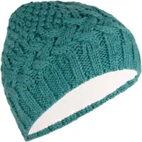 TROLLKIDS Strickmütze "GIRLS RAULAND CAP", Mädchen, Gr. 6 (53/56), dusty teal, Obermaterial: 50% Polyacryl, 50% Polyester. Futter: 100% Polyester, Mützen Strickmütze, mit Zopf- und Perlstrickmuster