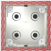 Gira 552800 EB-Dose flächenbündig 2 x 2f System 106
