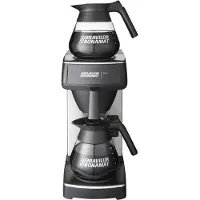Bravilor Bravilor-Kaffeemaschine Novo, mit Glaskanne, 1,7 Liter, 2130 Watt, silber, bis zu 14 Tassen