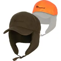 Pinewood Småland Teddy Winter Cap mossgreen/orange (192) M-L