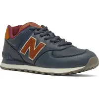 New Balance für Herren. ML574V2 Sneaker 574 marineblau (40.5), Wohnung, Schnürsenkel, Lässig
