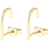 Elli Ohrringe Suspender Geo Minimal 925 Sterling Silber Elli Gold