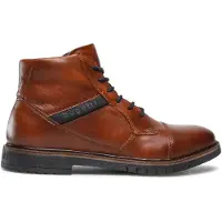 Bugatti Veterschoenen Hoog Veterschoenen Hoog - cognac - Maat 45