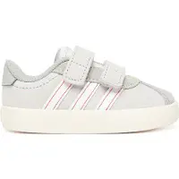 Adidas VL Court 3.0 Dash Grey Cloud White Lime Burst (TD) - EU 23