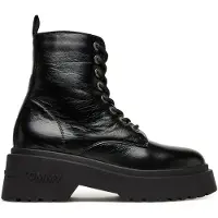 Tommy Hilfiger Schnürschuhe Tjw Chunky Shiny EN0EN02848 Schwarz 41