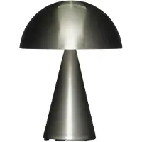 Hubsch Tischlampe Mush, dimmbar, alu / grau / zink, für Wohn- / Esszimmer, Metall, Design, Tischlampe