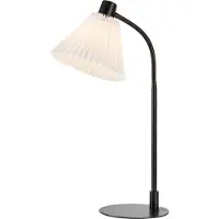 Markslöjd Mira 1 Tischleuchte Black/White - , Mira, Schwarz, für Wohnzimmer, Metall, Skandinavisch