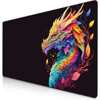 Titanwolf Gaming Mauspad XXXL Speed Gaming Mousepad 1200x600 mm, Deskpad, rutschfest & abwaschbar, für Speed & Präzision, Color Dragon