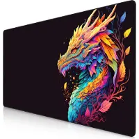 Titanwolf Gaming Mauspad, XXXL Speed Mausmatte 1200 x 600 mm, Geschwindigkeit & Präzision, Color Dragon