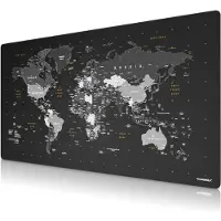 Titanwolf Gaming Mauspad, XXXL Speed Gaming Mausmatte, Mousepad Extragrosse Fläche von 1600 x 800mm, Weltkarte