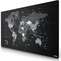 Titanwolf Gaming Mauspad, XXXL Speed Gaming Mausmatte, Mousepad Extragrosse Fläche von 1800 x 800mm, Weltkarte