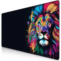 Titanwolf Gaming Mauspad XXXL Speed Gaming Mousepad 1200x600 mm, Deskpad, rutschfest & abwaschbar, für Speed & Präzision, Colour Lion