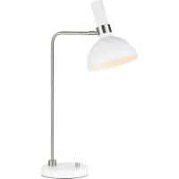 Markslöjd Larry Schreibtischlampe Weiß/Chrom