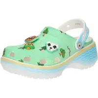 Crocs | Damen | Animal Crossing Platform | Clogs | Grün | 34 210101-90H-W5