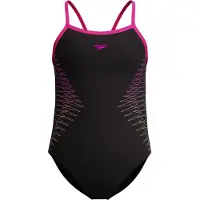 Speedo Plastisol Placement Thinstrap Muscleback Badeanzug
