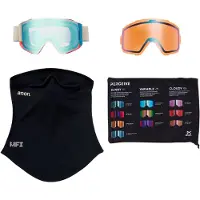 Anon Sync Goggles + Bonus Lens + MFI Face Mask oat/perceive variable blue (E1R) Regular NA