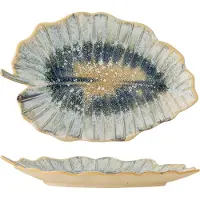 Creative Collection - Dorreen Servierplatte - Blau - Steingut