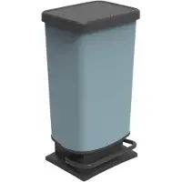 Rotho Abfalleimer 40 L Paso ECO - Treteimer Geruchsdicht - Abfallbehälter 35,3 x 29,5 x 67,6 cm - Mülleimer mit Softclose - Tretabfalleimer