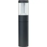 Osram ENDURA Style moderne LED-Outdoor-Laterne 50cm, Pollerleuchte mit blendarmem Licht in Dunkelgrau aus Aluminium, IP54-Schutz, für Wegbeleuchtung