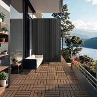 HOME DELUXE WPC Klickfliesen BAVARO - 6m2 Teak