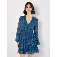 Apricot Minikleid Damen blau, 38 820497-0001-00380