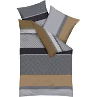 Kaeppel Bettwäsche Imperial" gold 1x 135x200 cm + 1x 80x80 cm"