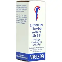 Weleda Ag Cichorium Plumbo Cultum Rh D 3 Dilution 20 ml