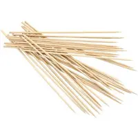 Papstar Schaschlikspiesse "pur", aus Bambus, Länge: 200 mm Durchmesser: 3 mm, in Pappschale mit