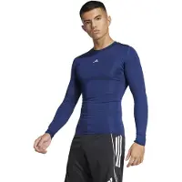 Adidas Herren Langarmshirt Techfit LS TEE M JP2927 M - team navy blue 2 - M