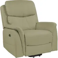 Beliani Sessel Grün Stoff Elektrisch Verstellbar mit Armlehnen Fußablage Relaxfunktion USB-Port Massagefunktion Heizfunktion Modern Relaxsessel