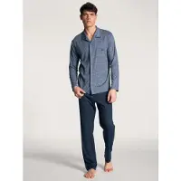 Calida Durchgeknöpfter Pyjama Calida Indigo mood