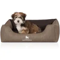 Knuffelwuff Cuddlewuff Orthopädisches Hundebett Outlander aus lasergepolstertem Kunstleder M-L 85 x 63cm