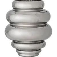 Bloomingville Zorya Vase Silver - , Metallisch, für Wohnzimmer, Glas