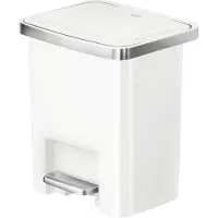 EKO Treteimer Hana 2 15 l weiß