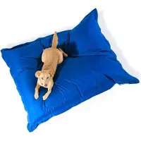 Green Bean Hundebett für mittlere & große Hunde 120x160cm mit EPS Perlen Füllung - Hundekissen Hundematte Hundesofa Dog Bed