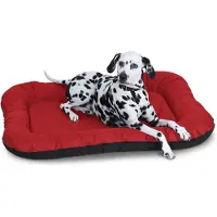 Knuffelwuff wasserfestes Hundebett für drinnen und draußen Lucky Oversized XXXL 140 x 105 cm rot