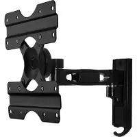 B-Tech BTV503/B Ventry Neig- und drehbare Einarm-Flachbildschirmwandhalterung (Displaygröße bis 107 cm (42,1 Zoll), Belastbarkeit25kg, 75 x 75mm, 200 x 200mm) schwarz
