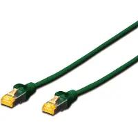 Wentronic Goobay CAT 6A Patchkabel, S/FTP (PiMF), Grün, 10 m, LSZH halogenfrei, Kupfer