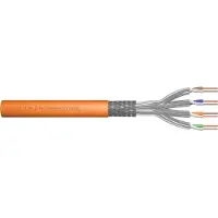 Digitus CAT 7 S/FTP Datenkabel - Verlegekabel, 1000 m, Simplex, Cca-s1a d1 a1, 1000 m, Cat7, S/FTP (S-STP), Orange