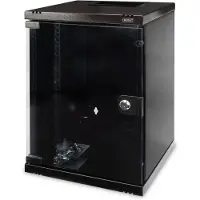 Digitus Wandgehäuse 254 mm (10") - 312x300 mm (BxT), Wandmontiertes Regal, 9U, 30 kg, Schwarz