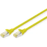 Digitus CAT 6A S/FTP Patchkabel, 7 m, Cat6a, S/FTP (S-STP), RJ-45, RJ-45, Gelb