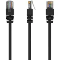 Gembird Patch Cord Cat.5e UTP 10m, 10 m, Cat5e, U/UTP (UTP), RJ-45, RJ-45, Schwarz