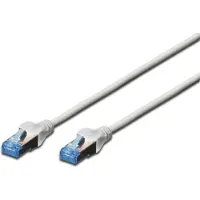 Digitus CAT 5e SF/UTP Patchkabel, 10 m, Cat5e, SF/UTP (S-FTP), RJ-45, RJ-45, Grau