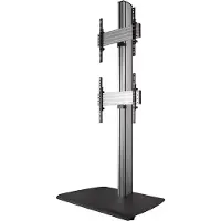 B-Tech SystemX Standfuß für Dual-Diplays übereinander (VESA 600 x 400) - 1.8m