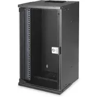 Digitus Wandgehäuse SOHO Pro - 254 mm (10") - 315x300 mm (BxT), Wandmontiertes Regal, 12U, 60 kg, Sperrschloss, Ablageschienen, Verbessertes Kabelmanagement