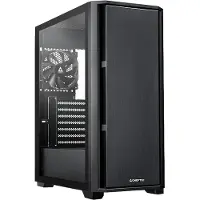 Chieftec AS-02B-TG-OP, Midi Tower, PC, Schwarz, ATX, micro ATX, Mini-ITX, Multi, 16,5 cm