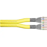 Digitus CAT 7A S/FTP, Datenkabel - Verlegekabel, 500 m, duplex, Cca, GHMT PVP , 500 m, Cat7a, S/FTP (S-STP), Gelb